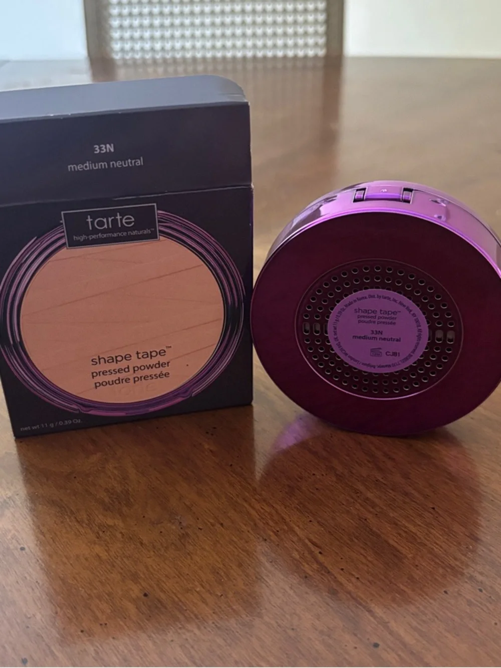 tarte Shape Tape Pressed Powder - shade 33N medium neutral